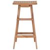 VidaXL Folding Bar Stools 4 Pcs Solid Teak Wood 44728
