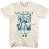 Weezer Клетчатая Футболка Мужская Гитара Альт-Рок Тур Альбом Концерт Мерч