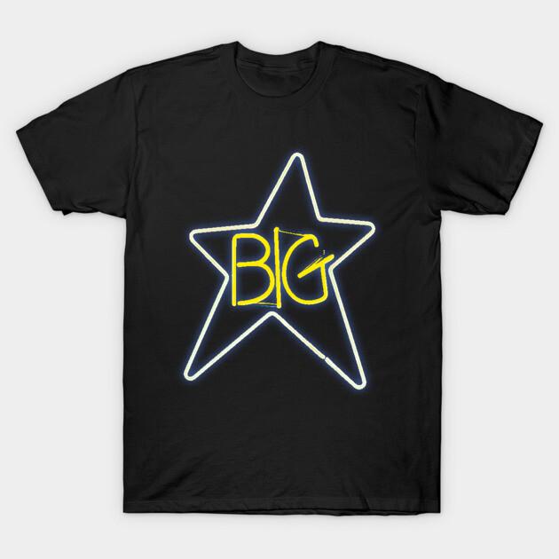 Asian Size Cotton Unisex Tshirt Print T-shirt Big Star #1 Record T-shirt No-Cut Print Regular Fit