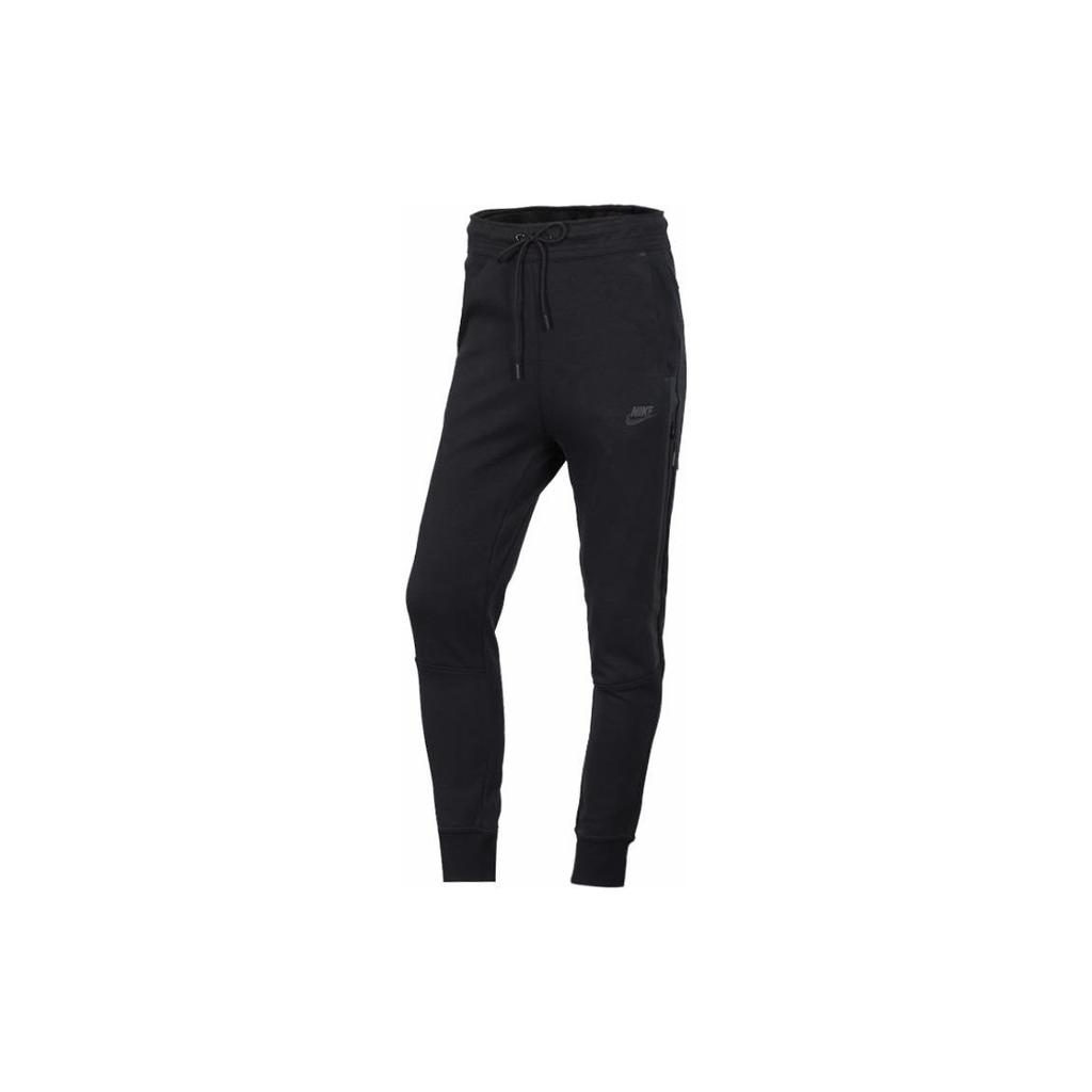 Nike High-Waisted Logo Print Long Sports Leggings Women Bottoms Black 683801-010
