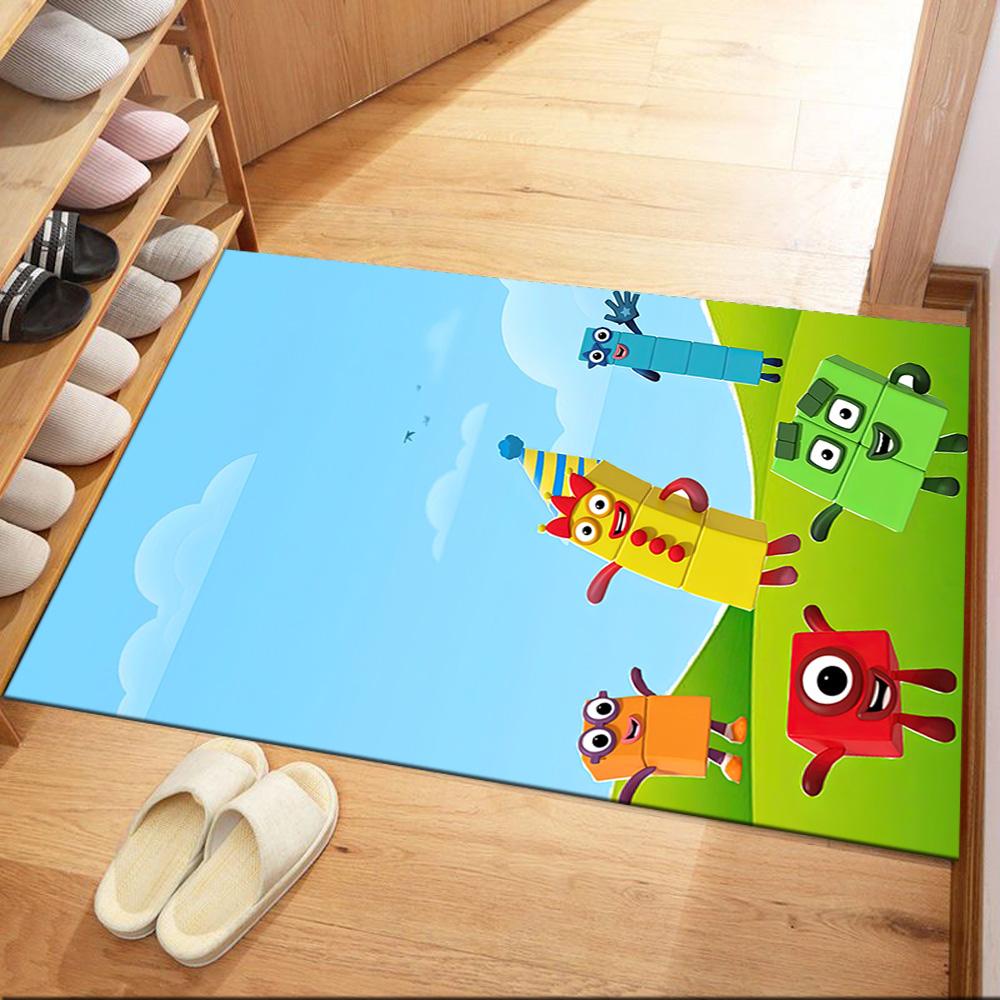 Numberblocks Area Rug Suitable for Kitchen Living Rooms Study room Bedrooms Anti-slip Rug Office home decor Perfect Gift for Women/Men