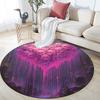 Skull pattern round rug,Carpet Rug for Living Room Bedroom Playroom ,Non-slip Floor Mat,Holiday Gifts and Birthday Gifts.