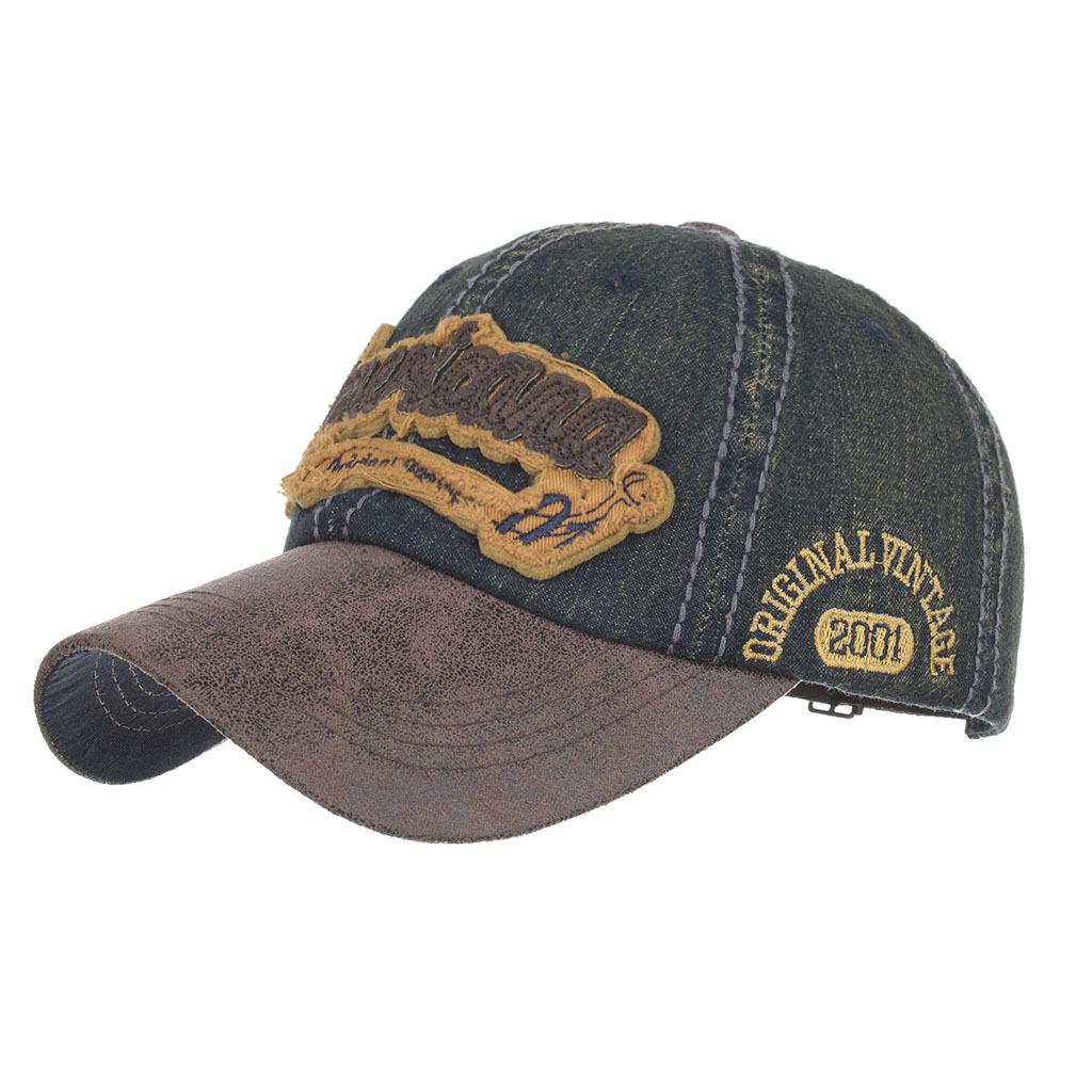 Весенне-летний новый продукт из стираного хлопка с вышитыми буквами бейсболка кепка солнцезащитная шляпа