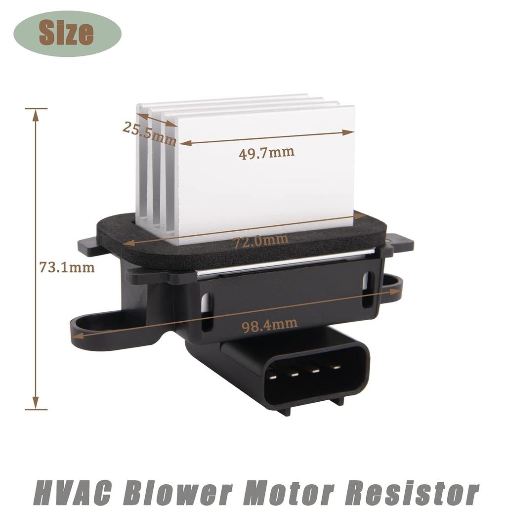 HVAC Blower Motor Resistor Compatible with 2010-2014 Ford F-150 2010-2017 Ford Expedition 2011-2017 Lincoln Navigator Auto Temp Control Replace