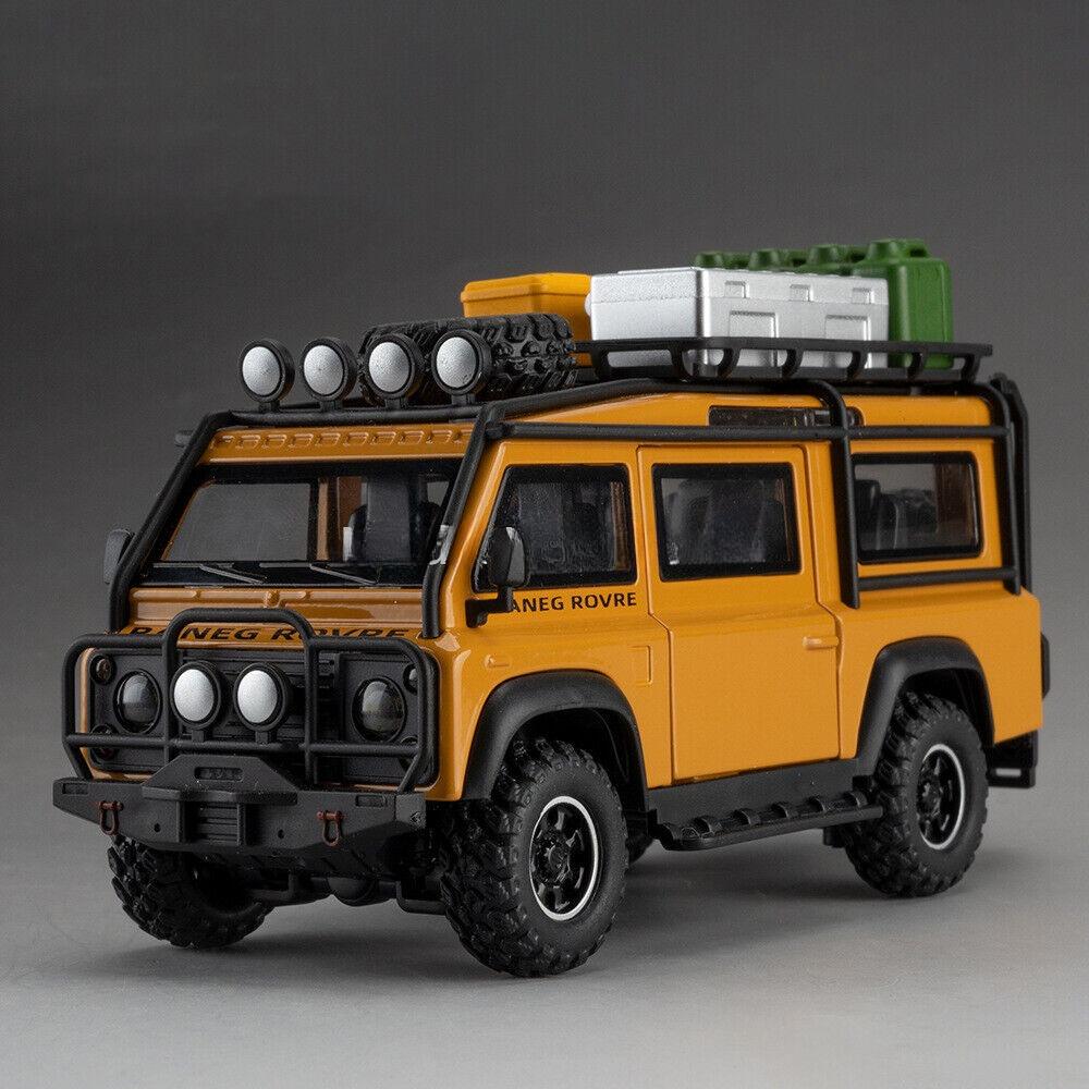 1/32 литой автомобиль для Land Rover Defender Van модель игрушечная машинка со звуком и светом