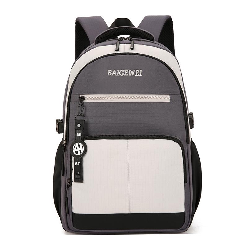 Trendy New Oxford Cloth Casual Backpack - Multi-Layer, Large Capacity School & Travel Bag for Students