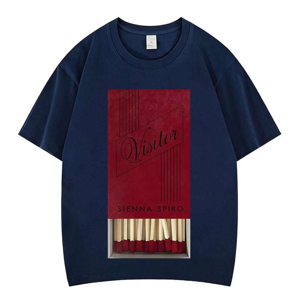 Singer Sienna Spiro Fashion Graphics Tshrit Unisex Unisex Harajuku Tshirt Summer Loose Casual Cotton Fashion Tshirts Fan Gifts Top
