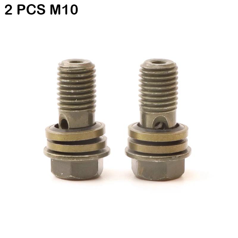 4pcs M8/M10x1.25 Hydraulic Brake Master Cylinder Oil Hose Screw Banjo Bolt Motorcycle Universal Tube Tubing Screws Bolts