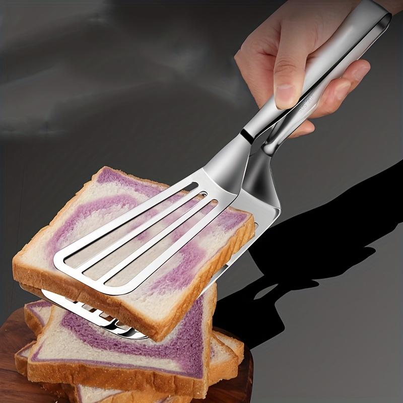 Stainless Steel Professional Kitchen Tongs for Cooking, Multi-Purpose Heavy Duty Food Tongs for Salad, BBQ, Baking, Frying