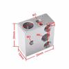 Link Алюминиевый нагревательный блок V6 для 3D-принтера CNC Экструдер