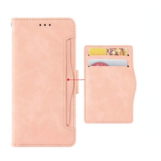 Кожаный чехол-кошелек с несколькими слотами для карточек для Realme C55 C35 C33 V30 V20 V23 C31 C30 GT Neo 5 3 2 9i 9 Pro Plus Realme 10 Pro с магнитной крышкой