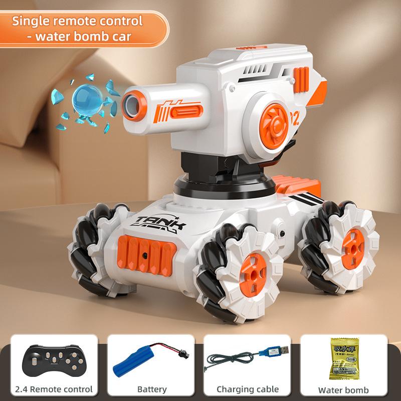 Мини Танк с Дистанционным Управлением Жестовый Бой Машина с Дистанционным Управлением Гусеничный Танк с Водяными Бомбами Детская Игрушечная Машина Радиоуправление