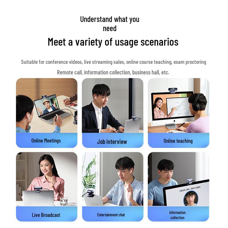 UGREEN 1080P USB Auto-Focus Wide-Angle Webcam