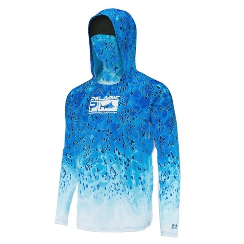 UV Protection Fishing Shirt Long Sleeve Hooded Coverall Men Women Quick Dry Outdoor Angling Gear