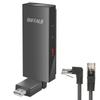 Беспроводной LAN-адаптер Buffalo WiFi для LAN-порта, 11ac/n/a/g/b, 866 Мбит/с + 300 Мбит/с, WI-UG-AC866/N