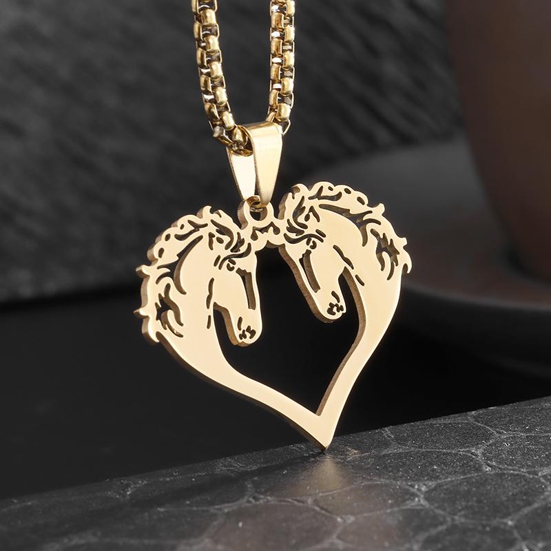 Модное ретро ожерелье с подвеской в виде крыльев ангела в форме сердца для мужчин и женщин, романтические модные ювелирные изделия, подарки, оптовая продажа