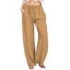 Women's Casual Wide-leg Pants Loose Plus Size Breathable Light Pants