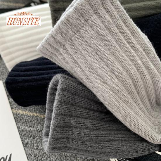 1 пара носков унисекс, однотонная трикотажная средняя трубка, защита лодыжки, противоскользящая, теплая, без запаха, впитывает пот, спортивные носки для взрослых на четыре сезона