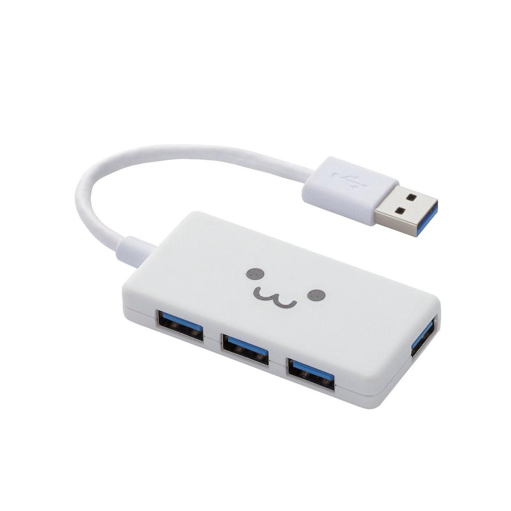 ELECOM Hub 4 Port Bus Powered Compact White USB3.0 U3H-A416BF1WH