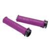 2PCS ENLEE Mountain Bike Handlebar Grips Comfortable TPR Rubber Locking MTB Bicycle GripsPurple