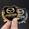 2Pcs Mazda Metal Car Stickers Emblem Mark Auto Accessories For MazdaSpeed 2 3 5 6 Atenza CX80 CX70 CX90 CX3 CX5 CX8 MX30 CX60