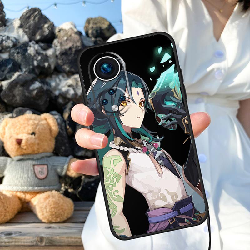Чехол для телефона Genshin Impact Сяо Для Honor 90 Lite 50 70 Magic 5 6 Pro X6 X7 X8 X9 X6a X7a X8a X9a X9b X8b Чехол