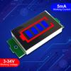 1/2/3/4/6/7/8S Lithium Battery Level Indicator LED Display Li-ion Battery Capacity Display Module 4 Sections 3-34V 5mA