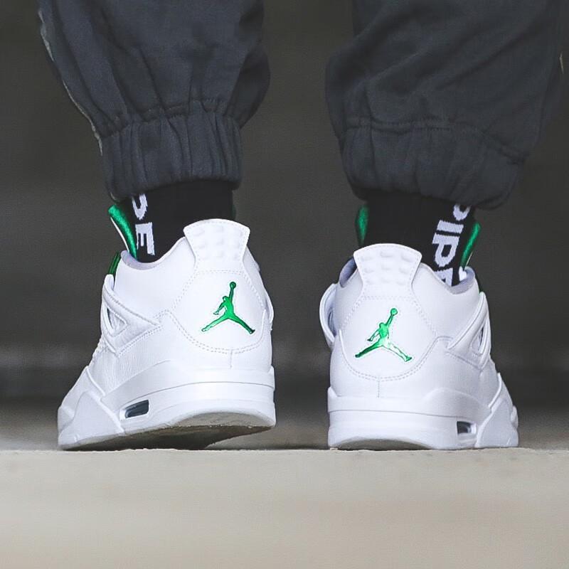 Jordan 4 Ретро 'Металлический Зеленый' GS 408452-113
