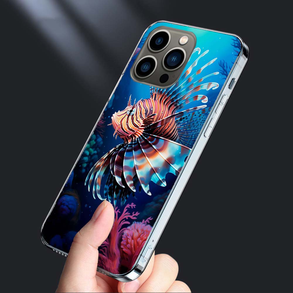 Clown Fish in the Sea or Ocean Phone Case For Iphone 16E 15 Pro 14 Plus 17E 16 17 Pro Max Air 11 12 13 Mini Shockproof Capa C