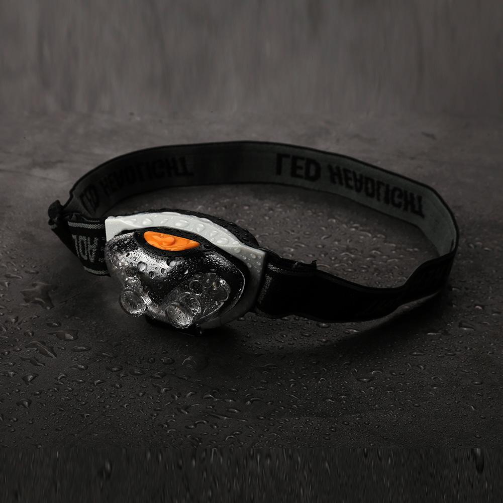6 LED Adjustable Angle & Headband Strap Super Bright Headlamp 3 Mode 1200 Lm Waterproof