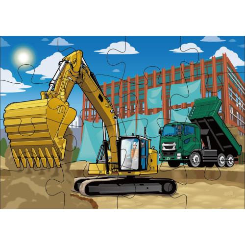 Kumon Publishing Kumon Jigsaw Puzzle STEP2 Cool Working Car Educational Toy Children Jigsaw 9 Pieces, 12 Pieces, 16 Pieces, 20 Pieces Ages 2 and Up JP