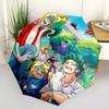1 шт. Уличный зонт с персонажами My Hero Academia - Автоматическое открытие/закрытие, Портативная 3-складная конструкция, Железный каркас с 8 спицами - Идеальный подарок для F