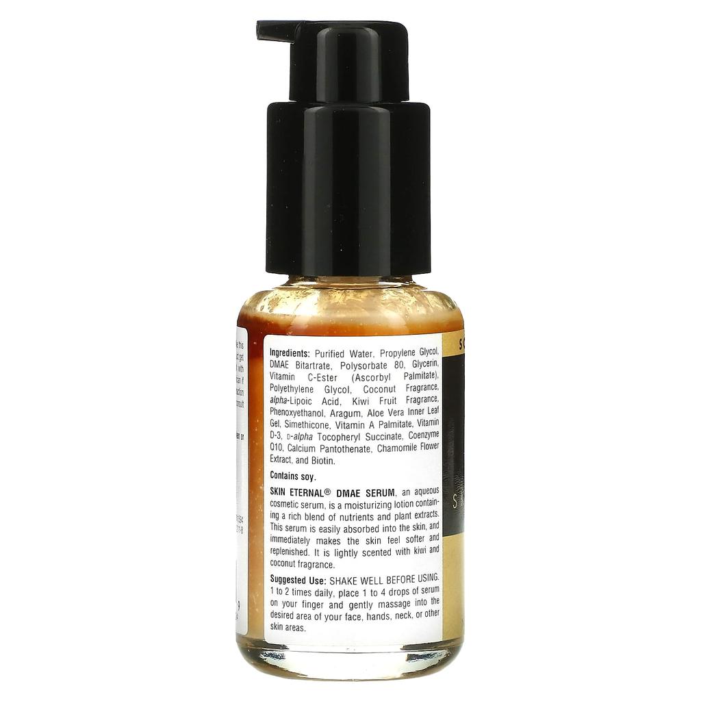 Source Naturals Skin Eternal Dimethylaminoethanol Serum, 1.7 Fl Oz (50 Ml)