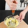 Бытовая прессованная картофелемялка из нержавеющей стали с деревянной ручкой, соковыжималка, ручная овощерезка, кухонные гаджеты