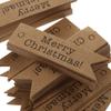 Rope Gift Wrapping Party Supplies Kraft Paper Tags Gifts Label Xmas Hanging Christmas Ornaments