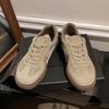 Стильные кроссовки~ 2025 новая воловья кожа универсальные платформенные спортивно-повседневные кеды в студенческом стиле и для строевой подготовки