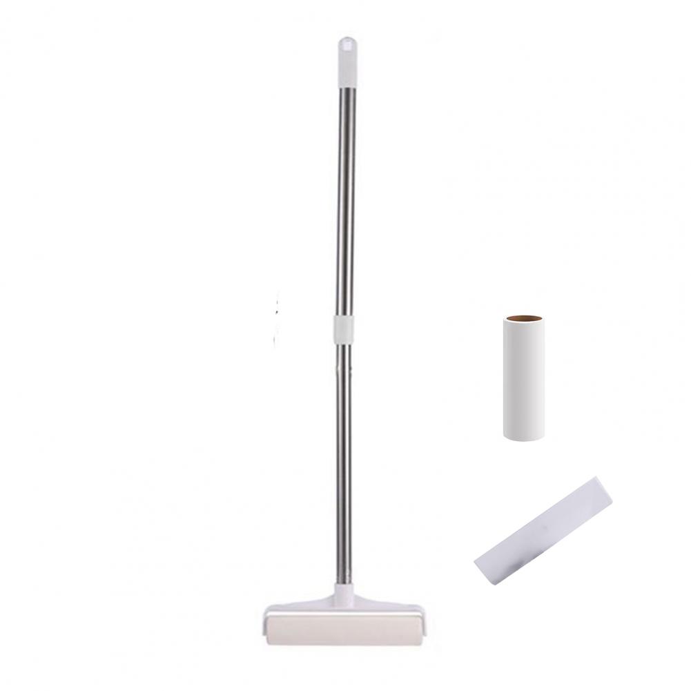 Reusable Pet Hair Remover Hair Sticker Roller Lint Roller with Retractable Handle for Hair Fluff Removal Adhesive Sofa