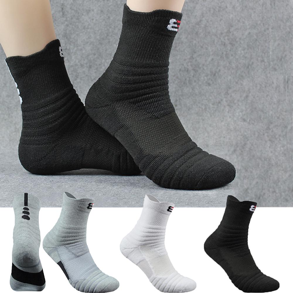 Men Socks Profession Sports Towel Bottom Foot Wear Terry Cotton Male Long Tube Outdoor Socks Men
