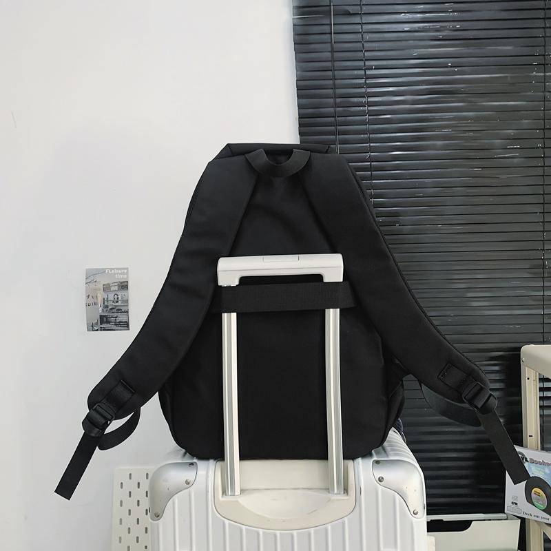 Женский однотонный рюкзак Мужской рюкзак Легкая дорожная сумка для компьютера Студенческий школьный рюкзак