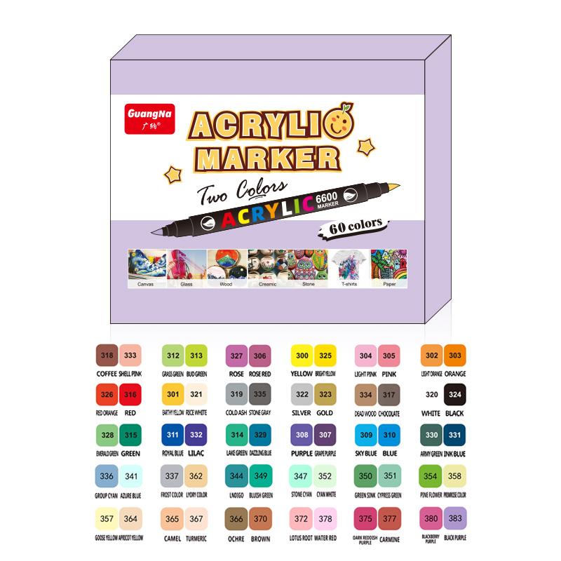 36/84 цвета, кисть с двойной головкой, акриловая краска, маркеры, ручки для камня, керамической ткани, сделай сам, карта для рисования, все поверхности, товары для рукоделия