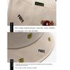 Little Bear Fisherman Hat Bear Print Sunshade Bucket Hat Leisure Flat Top Cap  Men