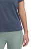 Under Armour Запуск Удобная Модная Универсальная Футболка с Коротким Рукавом Женские Топы Синий 1382434-044