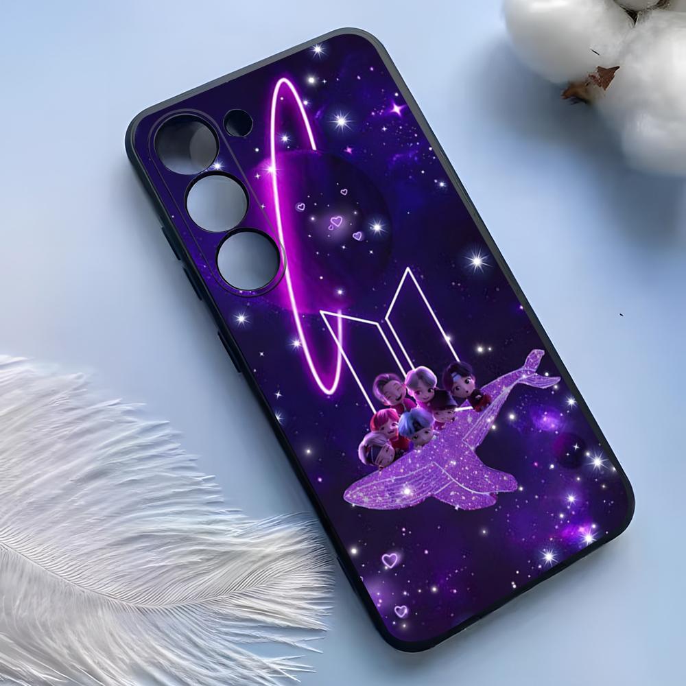 Чехол для телефона Hot-B-BTS-S для Samsung S25 Ultra S24 S23 S22 S21 S20 Plus Fe Galaxy A54 A53 A34 A25 Силиконовый чехол