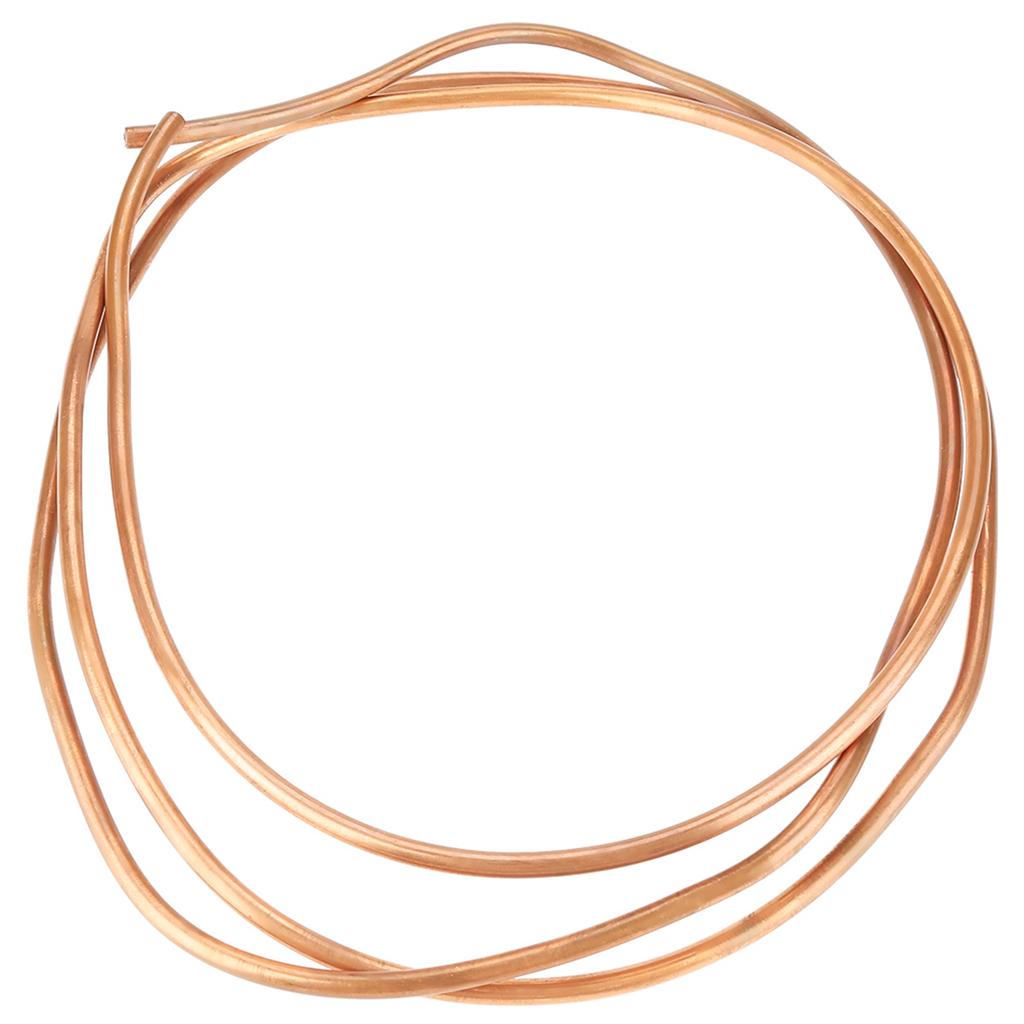2m T2 Soft Copper Coil Tube Pipe ID 4mm OD 5mm Thickness 0.5mm for Refrigeration