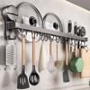 Washable Utensil Storage Shelf Suction Cup Kitchen Storage Rack  Kitchen Accessories