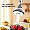 360° Rotation Faucet Extenders Kitchen Faucet Adapter Built-in Purification Filter Kitchen Gadgets Spray Water Saving Tap Nozzle