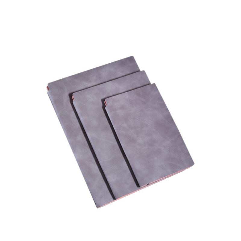 Блокнот A5 из мягкой овчины с петлей для ручки и персонализацией логотипа - Толстый журнал для деловых встреч