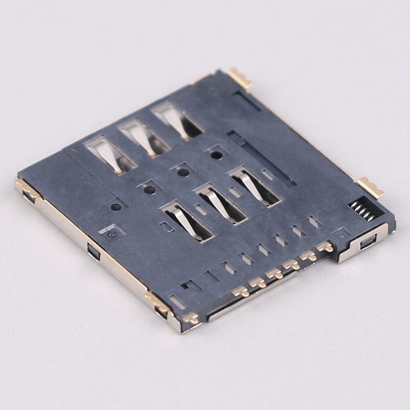 Mup-C792 Micro Sim Card Connector Patch Самопрокалывающийся 6+1 P Sim Card Slot Socket