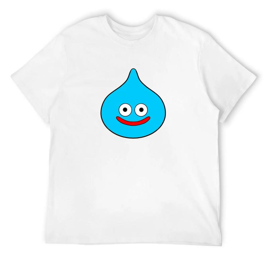 Dragon Quest Slime T-Shirt Man T Shirt Graphic T Shirts Cotton Graphic Tees Plain Black T Shirts Men