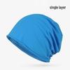 Unisex Lightweight Cotton Headscarf: Spring/Summer Breathable Cap & Sleep Hat